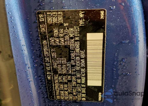 2019 Volvo Xc90 T6 R-Design from USA, damaged, VIN YV4A22PM3K1460802